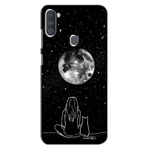 Чохол з принтом «Дівчина з котом» для Samsung Galaxy A11 (A115) Чохол з принтом «Дівчина з котом» для Samsung Galaxy A11 (A115)