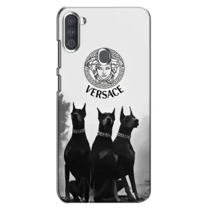 Чехлы VERSACE для Самсунг А11 (PREMIUMPrint) (Доберман Версаче)