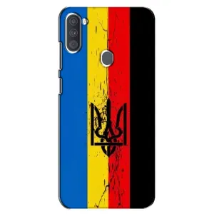 Украинские Чехлы для Samsung Galaxy A11 (A115) с картинкой УПА (AlphaPrint) (Флаг УПА)
