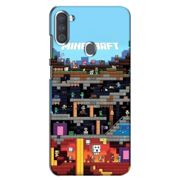 Чехол с принтом «фон Minecraft» для Samsung Galaxy A11 (A115)