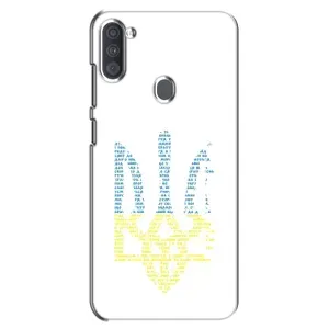 Чехлы для Samsung Galaxy A11 (A115)  Укр. Символика (AlphaPrint) (Герб из букв)