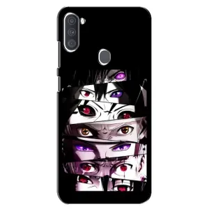 Чехлы Персонажи Аниме Наруто для Samsung Galaxy A11 (A115) (AlphaPrint) (Глаза Anime)