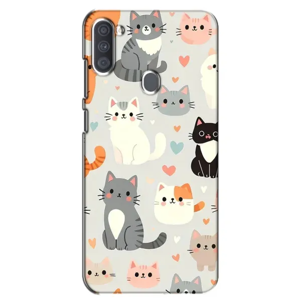 Чохол з принтом «Колаж котів» для Samsung Galaxy A11 (A115) Чохол з принтом «Колаж котів» для Samsung Galaxy A11 (A115)