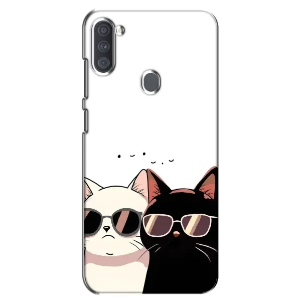 Чохол з принтом «Коти в окулярах» для Samsung Galaxy A11 (A115) Чохол з принтом «Коти в окулярах» для Samsung Galaxy A11 (A115)