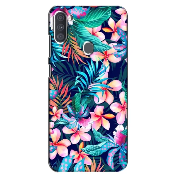 Чехол с принтом «Красочные цветы» для Samsung Galaxy A11 (A115)