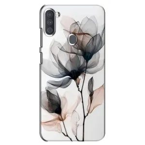 Чохол з квітковим принтом на Samsung Galaxy A11 (А115) (Квіти на білому)