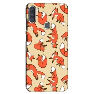 Чехлы с картинкой Лисички для Samsung Galaxy A11 (A115) (VPrint) (Лисички)