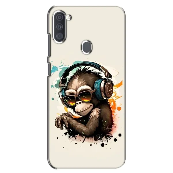 Чохол з принтом «Макака в навушниках» для Samsung Galaxy A11 (A115) Чохол з принтом «Макака в навушниках» для Samsung Galaxy A11 (A115)