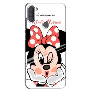 Эксклюзивный чехол для Samsung Galaxy A11 (A115) (AlphaPrint - Мультяшные) (Маус Минни)