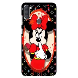Чехол Disney Mouse Samsung Galaxy A11 (A115) (PREMIUMPrint) (Минни Маус ЛВ)