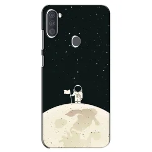 Космические Чехлы для Самсунг А11 (VPrint) (На луне)