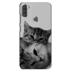Чохол з принтом «Пара котів» для Samsung Galaxy A11 (A115)