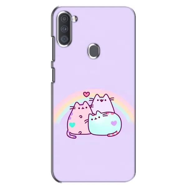 Чехол с принтом «Радужные котики» для Samsung Galaxy A11 (A115)