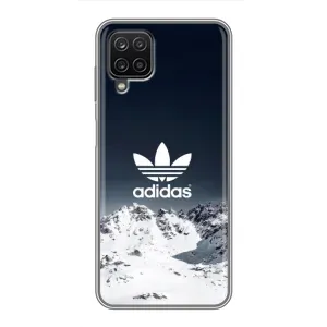 Чехлы Адидас для Samsung Galaxy A12 (AlphaPrint) (Адидас в горах)