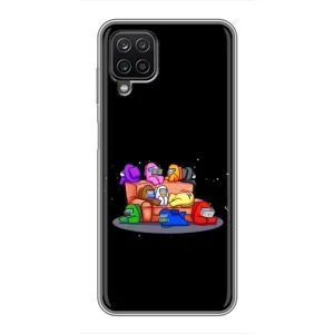 Чехол с принтом «Амонг-ас» для Samsung Galaxy A12