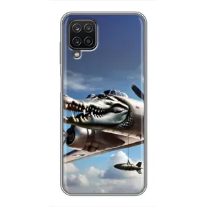 Чохол з мемом Тралалело тралала на Samsung Galaxy A12 (Бомбардіро крокоділо)