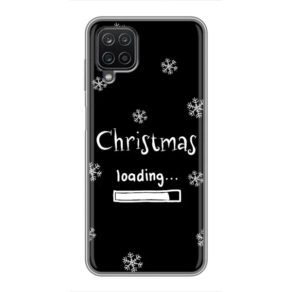Чехол с принтом «Christmas loading» для Samsung Galaxy A12