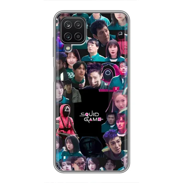 Чехол с принтом «Коллаж Игра кальмара» для Samsung Galaxy A12