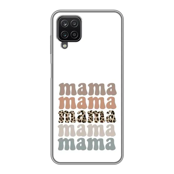 Чехол с принтом «Текстовый коллаж мама» для Samsung Galaxy A12 Чехол с принтом «Текстовый коллаж мама» для Samsung Galaxy A12