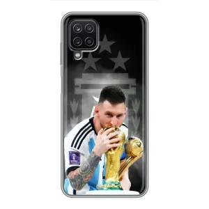 Чохли для Samsung Galaxy A12 (Leo чемпіон) (AlphaPrint) (Мессі Чемпіон)