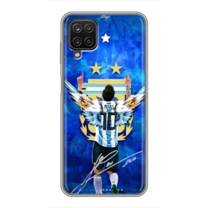 Чохли для Samsung Galaxy A12 (Leo чемпіон) (AlphaPrint) (Мессі збірна)