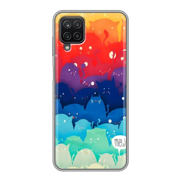 Чехол с принтом «Mew» для Samsung Galaxy A12