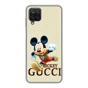 Чехол Disney Mouse Samsung Galaxy A12 (PREMIUMPrint) (Mikki Gucci)