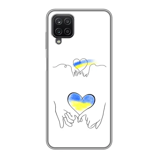 Чехол с принтом «Мир Украине» для Samsung Galaxy A12