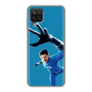 Чохол з принтом Фантастична четвірка для Samsung Galaxy A12 (Містер Фантастік супергерой)
