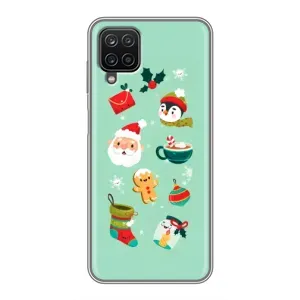 Новогодние Чехлы для Самсунг А12 (VPrint)