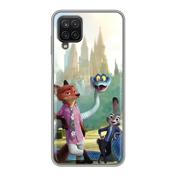 Чохол з принтом «Герої мультфільму Зоотрополіс» для Samsung Galaxy A12 Чохол з принтом «Герої мультфільму Зоотрополіс» для Samsung Galaxy A12
