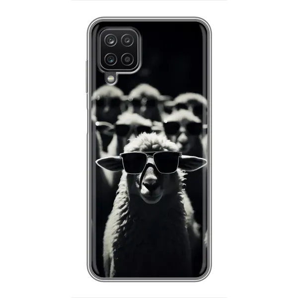 Чехол с принтом «Овечка в очках» для Samsung Galaxy A12 Чехол с принтом «Овечка в очках» для Samsung Galaxy A12