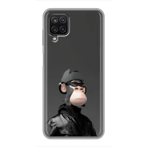 Чохли з Мавпами NFT для Samsung Galaxy A12 (AlphaPrint) (стильна мавпа NFT)