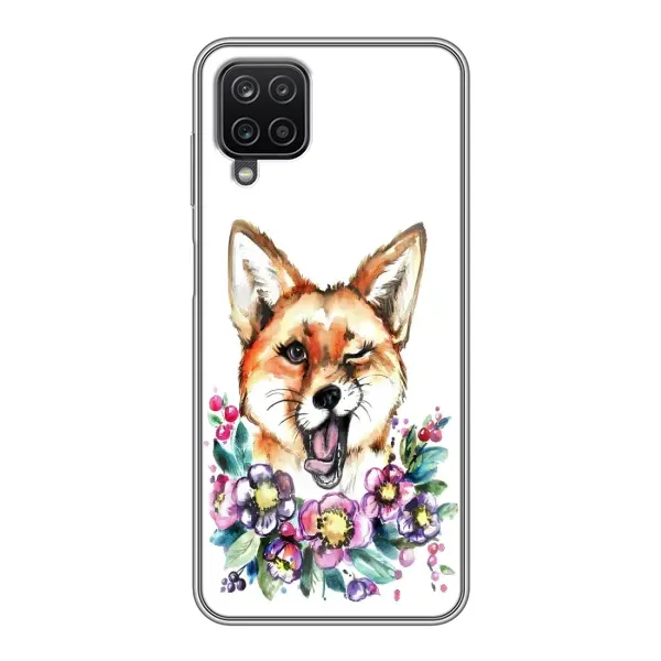 Чехол с принтом «Веселая лисичка» для Samsung Galaxy A12 Чехол с принтом «Веселая лисичка» для Samsung Galaxy A12