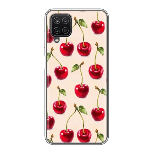 Чохол з принтом «Черешня» для Samsung Galaxy A12