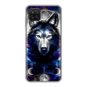 Защитные чехлы для Самсунг А12 (AlphaPrint) (ХИТ продаж) ВОЛК (Волк)