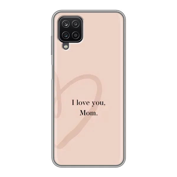 Чехол с принтом «Сердце маме» для Samsung Galaxy A12 Чехол с принтом «Сердце маме» для Samsung Galaxy A12