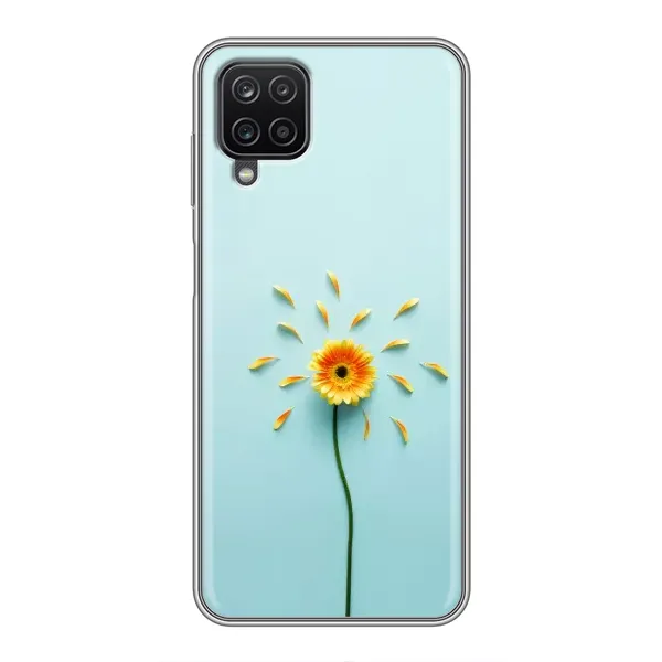 Чехол с принтом «Желтый цветок» для Samsung Galaxy A12