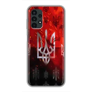 Украинские Чехлы для Samsung Galaxy A13 (4G) с картинкой УПА (AlphaPrint) (ГЕРБ УПА)