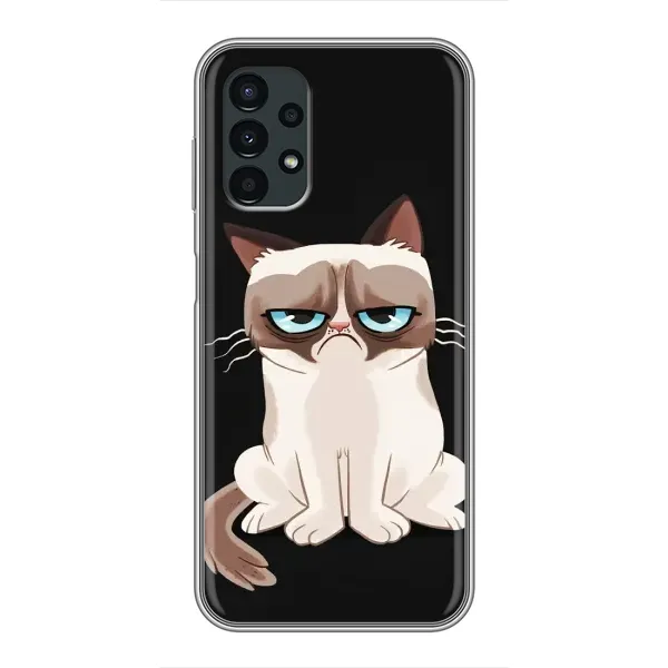 Чехол с принтом «Грустный кот» для Samsung Galaxy A13 (4G)
