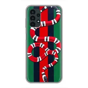 Чохли  GUCCI для Samsung Galaxy A13 (4G) (AlphaPrint) (Gucci змія)