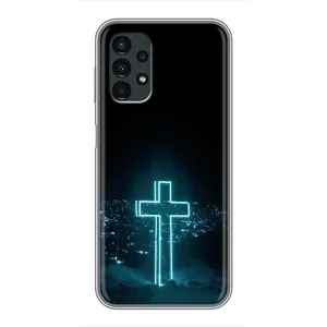 Християнські Чохли для Samsung Galaxy A13 (4G) (AlphaPrint) (Хрест і місто)