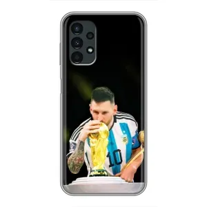 Чохли для Samsung Galaxy A13 (4G) (Leo чемпіон) (AlphaPrint) (Кубок Мессі)