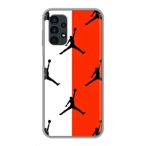 Чохли для Samsung Galaxy A13 (4G) - з картинкою JORDAN (AlphaPrint) (Лого Джордан)