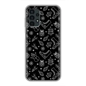 Новорічні, Святкові Чохли для Samsung Galaxy A13 (4G) - 2024 год (Новорічний фон)