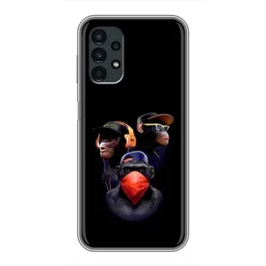Чохол з Мавпами Samsung Galaxy A13 (4G) - (AlphaPrint) (Три мавпи)