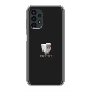 Чохол Майнкрафт на Samsung Galaxy A13 (4G) (AlphaPrint) Minecraft (Овечка Майнкрафт)