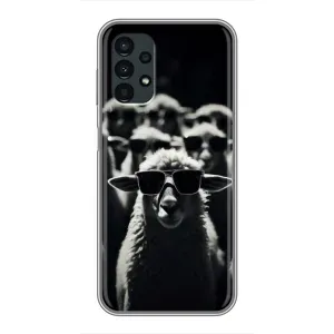Чохол з принтом стильні тварини для Samsung Galaxy A13 (4G) (Овечка в окулярах)