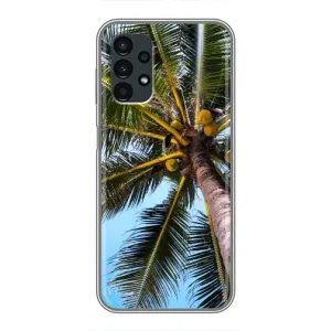 Силіконовий чохол з КАРТИНКАМИ літо для Samsung Galaxy A13 (4G) (AlphaPrint) (Пальма)