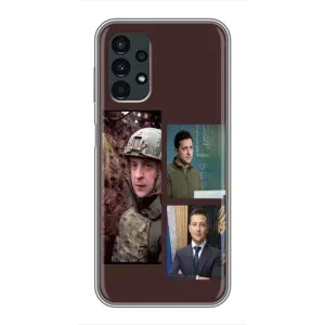 Чохол для Samsung Galaxy A13 (4G) (AlphaPrint - с принтом Зеленського) (Президент)